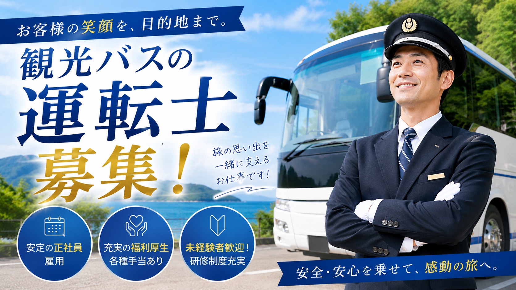 観光バス運転士募集